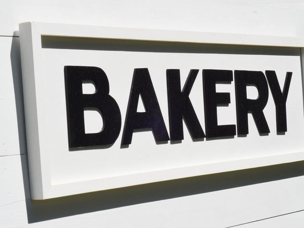 BAKERY 3D Modern Rustic Sign |  Modern Rustic Farmhouse Style Kitchen Decor