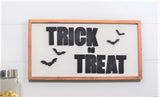 TRICK or TREAT 3D Sign