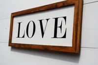 LOVE farmhouse sign