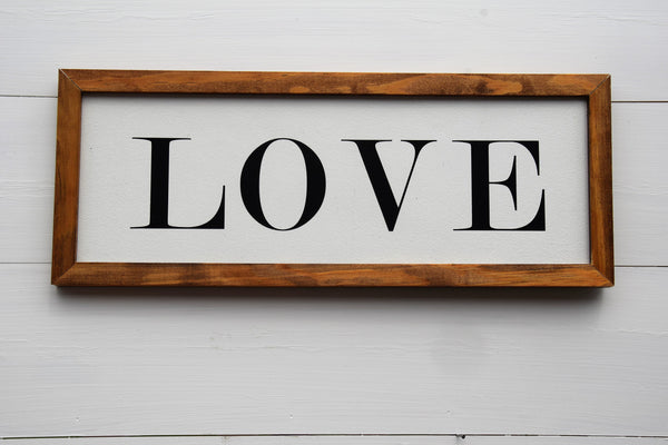 LOVE farmhouse sign
