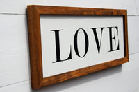 LOVE farmhouse sign