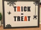 TRICK or TREAT 3D Sign  |  Trick or Treat Halloween Sign