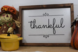 THANKFUL FARMHOUSE Sign  |  Thanksgiving Decor  |  Thankful Decor