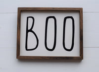 Boo Sign / Halloween Sign / Boo Halloween Sign