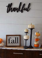 FALL Sign  |  Fall, Please Farmhouse Style Sign