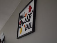 FALL SWEET FALL 3D Wood Sign |  Fall Sign   | Fall Decor Autumn Decor