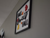 FALL SWEET FALL 3D Wood Sign |  Fall Sign   | Fall Decor Autumn Decor