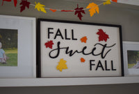 FALL SWEET FALL 3D Wood Sign |  Fall Sign   | Fall Decor Autumn Decor