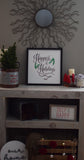 Happiest of Holidays Sign  |  White Holiday Sign | Modern Holiday Sign