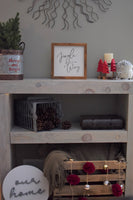 JINGLE ALL the WAY Farmhouse Style Sign | Green or White