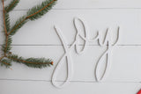 JOY Word Cutout | Christmas JOY Decor | Wood Cutout