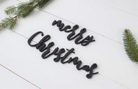 MERRY CHRISTMAS CUTOUT |  Christmas Word Cutout | Merry Christmas Words
