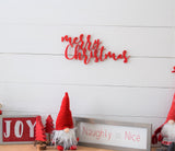 MERRY CHRISTMAS CUTOUT |  Christmas Word Cutout | Merry Christmas Words