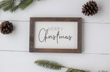 MERRY CHRISTMAS Sign | Modern Christmas Sign | Christmas Decor Sign