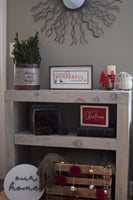 It's the MOST WONDERFUL TIME Sign |  Farmhouse Style Christmas Decor | Deer Decor | Tree Decor