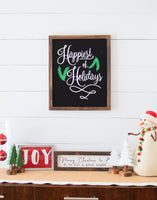 To ALL a GOOD NIGHT Farmhouse Style Christmas Sign | In 3 Sizes | White or Black