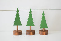 Set of 3 WOOD CHRISTMAS TREES | Holiday Trees | Decorative Trees