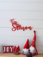 TIS THE SEASON Christmas Sign Cutout | Christmas Word Cutout