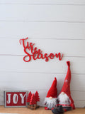 TIS THE SEASON Christmas Sign Cutout | Christmas Word Cutout