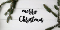 MERRY CHRISTMAS CUTOUT |  Christmas Word Cutout | Merry Christmas Words
