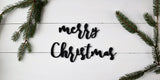 MERRY CHRISTMAS CUTOUT |  Christmas Word Cutout | Merry Christmas Words