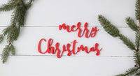 MERRY CHRISTMAS CUTOUT |  Christmas Word Cutout | Merry Christmas Words