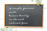 The BEAUTY of a SMILE Farmhouse Style Sign | Inpirational Sign | Beauty Sign