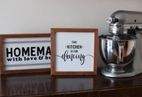 This KITCHEN is for DANCING Farmhouse Style Sign |  Kitchen Decor | Farmhouse Kitchen Signs