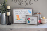 HAPPY SPRING FARMHOUSE Sign