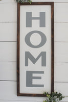 HOME FARMHOUSE SIGN  |  Modern Rustic Home Sign |  Home Decoration Sign