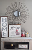 HOME FARMHOUSE SIGN  |  Modern Rustic Home Sign |  Home Decoration Sign