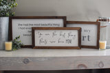 BEST Thing That's MINE  Farmhouse Sign |  Love Sign | Valentine's Decor Farmhouse Decor