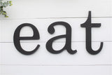 EAT | TEA Letter CUTOUTS | Eat Kitchen Letter Decor | Eat Kitchen Wall Decor | Gallery Decor