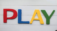 PLAY  READ  TOYS  Playroom Sign |   Playroom Decor |  Play Wood Letters  |  Play Sign  |  Play Wood Sign