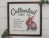COTTONTAIL CANDY CO. Farmhouse Sign Easter