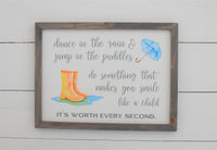 Smile Like A Child Farmhouse Sign |  SPRING FARMHOUSE DECOR |  Spring Farmhouse Sign  |  Inspire Sign