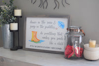 Smile Like A Child Farmhouse Sign |  SPRING FARMHOUSE DECOR |  Spring Farmhouse Sign  |  Inspire Sign