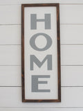 HOME FARMHOUSE SIGN  |  Modern Rustic Home Sign |  Home Decoration Sign