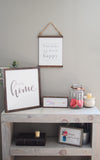 YOU MAKE MY HEART HAPPY Wood Scroll Sign