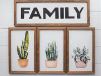 FAMILY 3D FARMHOUSE Style Sign |  MODERN Rustic Family Sign