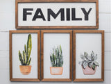 FAMILY 3D FARMHOUSE Style Sign |  MODERN Rustic Family Sign
