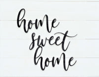 HOME SWEET Home CUTOUT Sign | Home Sweet Home Modern Wall Decor