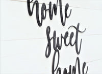 HOME SWEET Home CUTOUT Sign | Home Sweet Home Modern Wall Decor