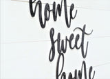 HOME SWEET Home CUTOUT Sign | Home Sweet Home Modern Wall Decor