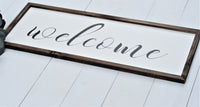 WELCOME Farmhouse Style SIGN   LARGE