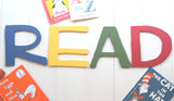 PLAY  READ  TOYS  Playroom Sign |   Playroom Decor |  Play Wood Letters  |  Play Sign  |  Play Wood Sign