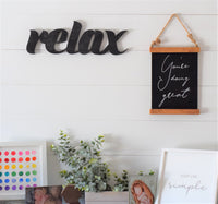 KEEP LIFE SIMPLE Modern Rustic Wall Decor |  Home Decor