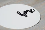 HOME 3D MODERN ROUND Sign | Modern Home Sign | Round Home Sign