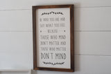 Be Who You Are Farmhouse Sign |  CHILDREN'S ROOM DECOR