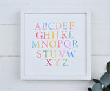 ALPHABET ABCs 123s FARMHOUSE Style Sign
